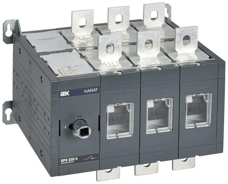 IEK KA-VR20-3-0630 KARAT Выкл-разъед. ВРК реверс. без рукоятки 3P 630А