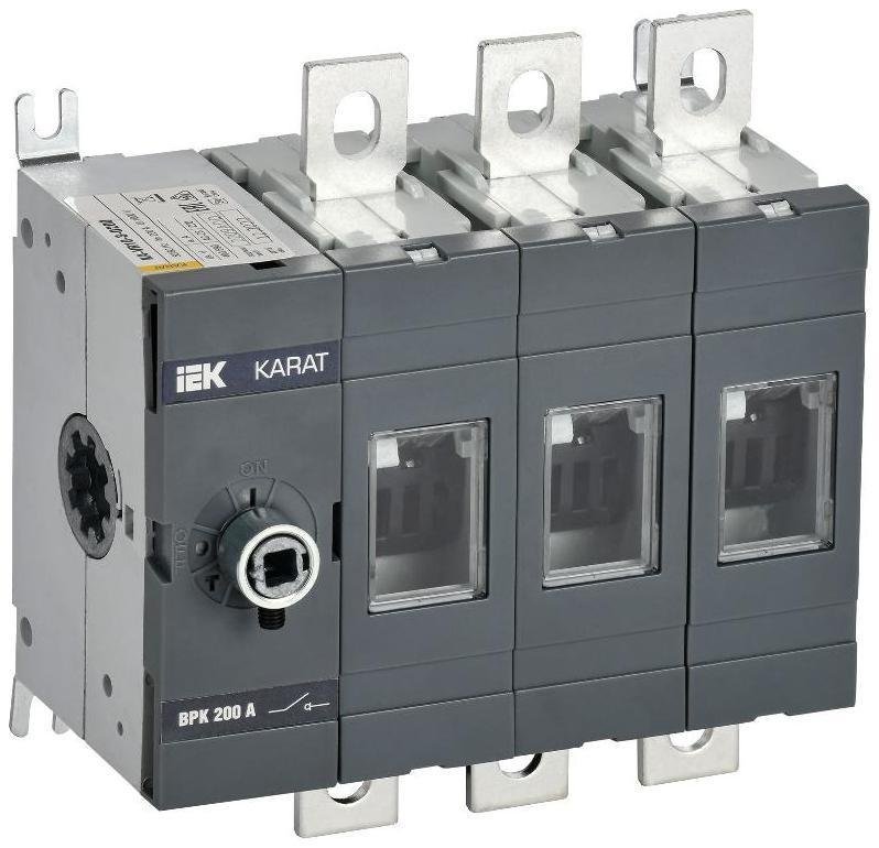IEK KA-VR10-3-0200 KARAT Выкл-разъед. ВРК без рукоятки 3P 200А
