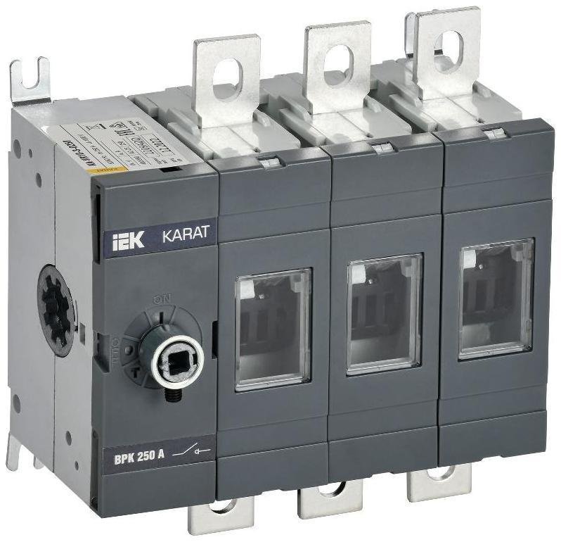 IEK KA-VR10-3-0250 KARAT Выкл-разъед. ВРК без рукоятки 3P 250А