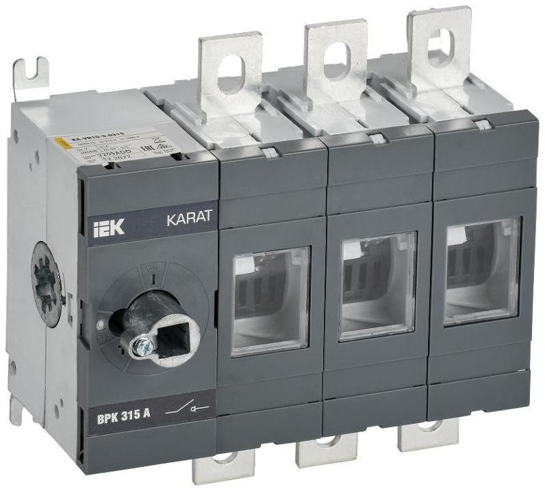 IEK KA-VR10-3-0315 KARAT Выкл-разъед. ВРК без рукоятки 3P 315А