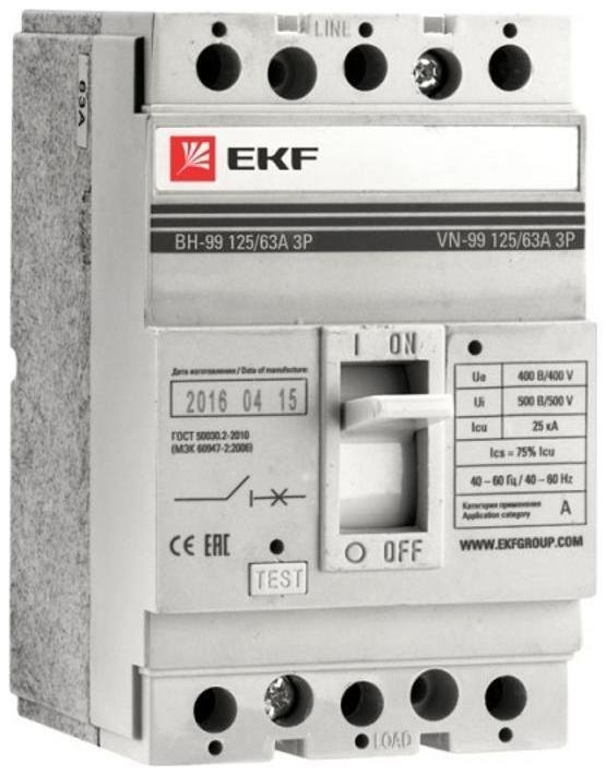 EKF sl99-800-800 Выключатель нагрузки ВН-99 800/800А 3P PROxima