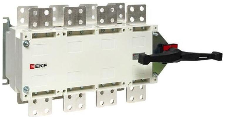 EKF pscs-1600-4 Рубильник-переключатель 1600A 4P c рукояткой управления для прямой установки PowerSwitch