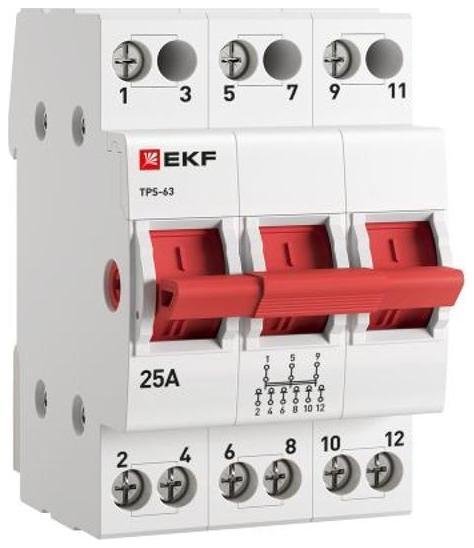 EKF TPS325 Трехпозиционный переключатель ТПС-63 3P 25А