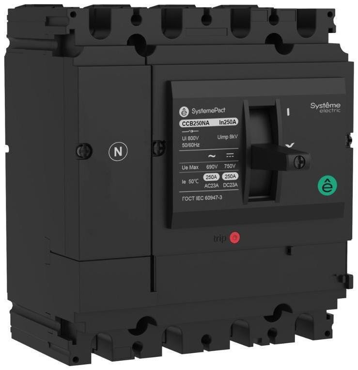 Systeme Electric SPC250250NA4DF ВЫКЛЮЧАТЕЛЬ-РАЗЪЕДИНИТЕЛЬ SPC250 4P NA 250A