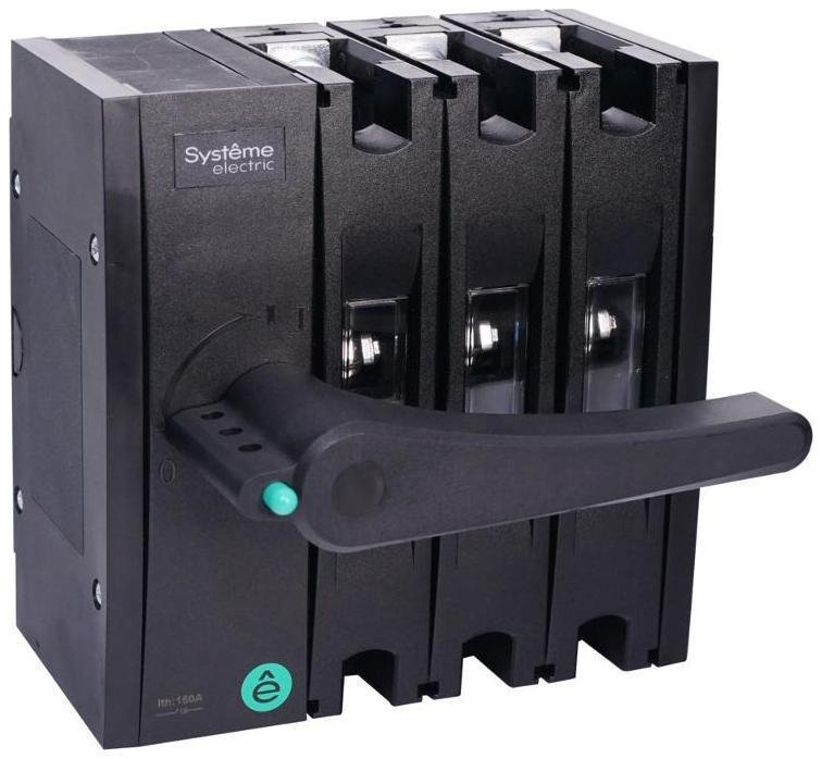 Systeme Electric SSD01603LF0100 ВЫКЛ-РАЗЪЕДИНИТЕЛЬ SYSTEMEPACT SD160 3P 100A РУКОЯТКА СЛЕВА ФРОНТ_РУКОЯТКА ЗАКАЗЫВАЕТСЯ ОТДЕЛЬНО