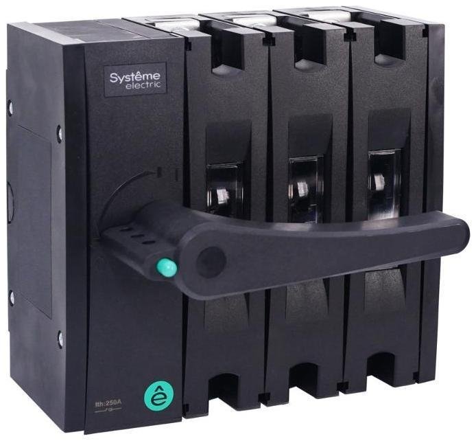 Systeme Electric SSD02503LF0200 ВЫКЛ-РАЗЪЕДИНИТЕЛЬ SYSTEMEPACT SD250 3P 200A РУКОЯТКА СЛЕВА СБОКУ_РУКОЯТКА ЗАКАЗЫВАЕТСЯ ОТДЕЛЬНО
