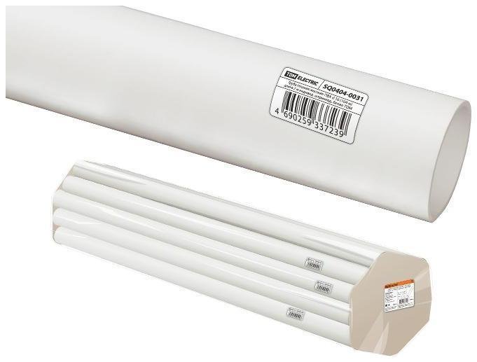 TDM electric SQ0404-0031 Труба гладкая жесткая ПВХ d 16 (104 м) длина 2 м индивид. штрихкод, белая [в упаковке 104, цена за 1 м]