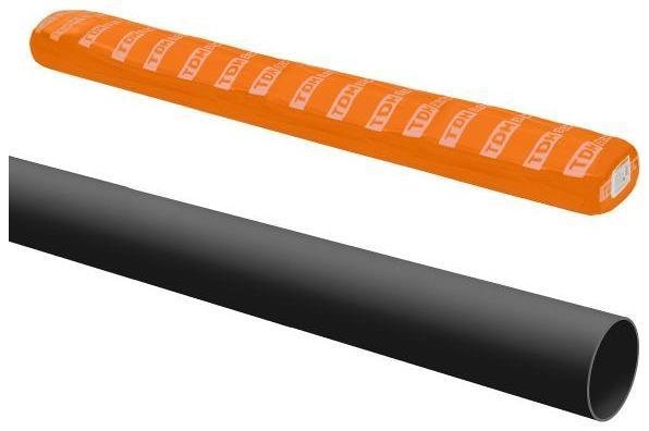 TDM electric SQ0404-2933 Труба гладкая жесткая ПВХ d 25 (2 м) индивид. штрихкод, чёрный [в упаковке 37, цена за 1 шт]