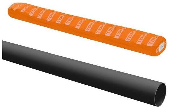 TDM electric SQ0404-3031 Труба гладкая жесткая ПВХ d 16 (3 м) индивид. штрихкод, чёрный [в упаковке 52, цена за 1 шт]