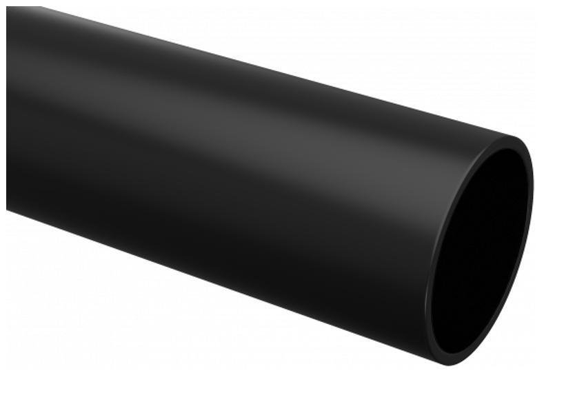 EKF trg-20b-3m Труба гладкая ПВХ жесткая d20 мм (3 м) (156 м/уп) черная [в упаковке 156, цена за 1 м]