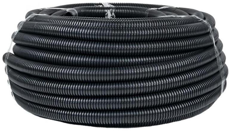 EKF FRHF-32 Труба гофр. FRHF с зондом d32мм (50м) черная Plast PROxima [в упаковке 50, цена за 1 м]
