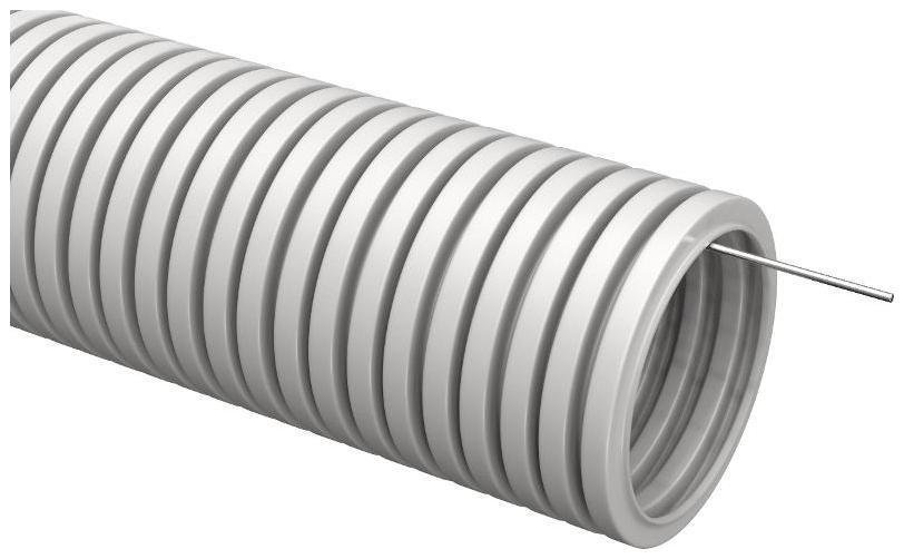 IEK CTG20-25-K41-010I Труба гибкая гофрированная ПВХ 25мм с протяжкой (10м) [в упаковке 10, цена за 1 м]