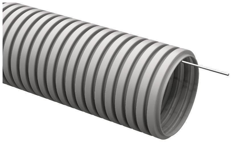 IEK EA-TG23-121-025-050-K41 ELASTA Труба гофр. тяжелая ПВХ d=25мм с зондом (50м) [в упаковке 50, цена за 1 м]