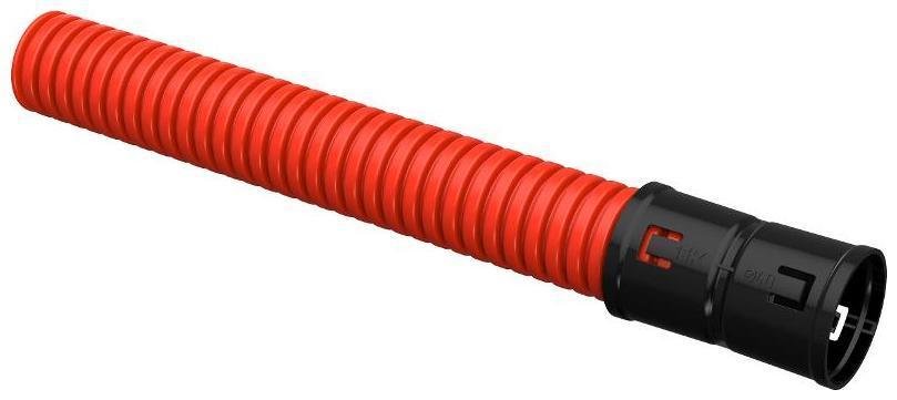 IEK CTG12-040-K04-150-R Труба гофр. двустенная ПНД d=40мм красная (150м) [в упаковке 150, цена за 1 м]