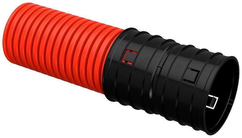 IEK EA-TG13-2-1-2-125-006-K04 Труба гофр. двустенная жесткая ПНД d=125мм (6м) ELASTA [в упаковке 24, цена за 1 м]