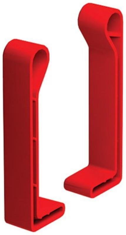 DKC LS5000 Заглушка торцевая для профиля 50. пластик красного цвета RAL3020 (комплект, правая + левая) [в упаковке 10, цена за 1 шт]