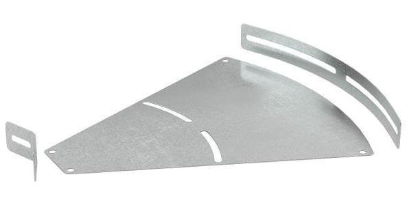 DKC SVM510KHDZL Горизонтальный изменяемый угол СРО 0-45град. 50х100, 1,5 мм, цинк-ламель, в комплекте с крепежными элементами