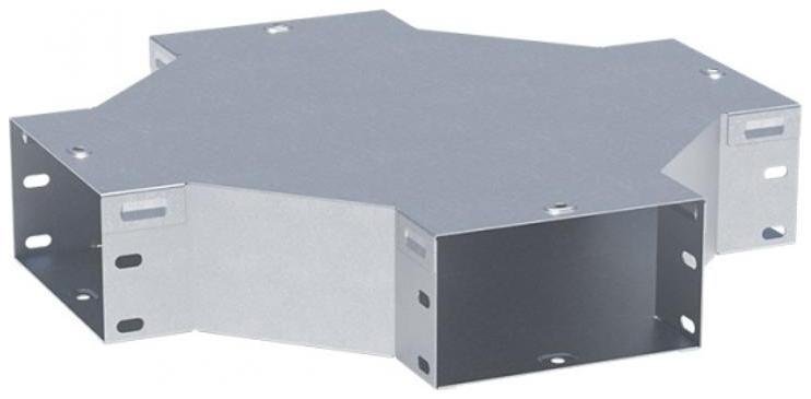 EKF x8010008-1 Ответвитель крест. 80х100-1,0мм