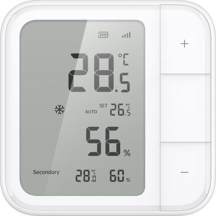 Aqara TH-S04D Умный датчик температуры и влажности беспроводной, Zigbee+Thread, серия W100, монтаж отдельно стоящий, цвет белый