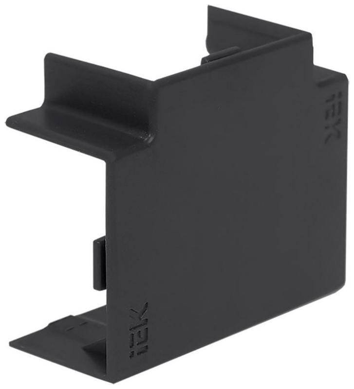 IEK EL-KK10D-T-040-025-K02 ELECOR Угол Т-образный КМТ 40х25 черный (4шт/компл)