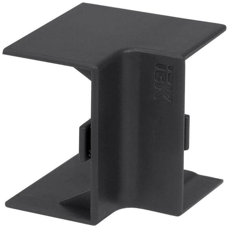 IEK EL-KK10D-V-060-040-K02 ELECOR Угол внутренний КМВ 60х40 черный (4шт/компл)