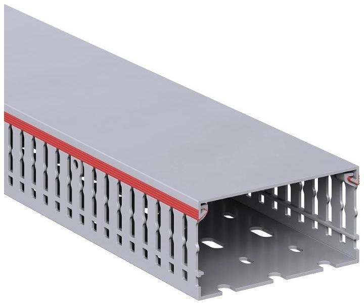 DKC 01153RL Короб перфорированный серый RL6 80х40 [в упаковке 2, цена за 1 м]