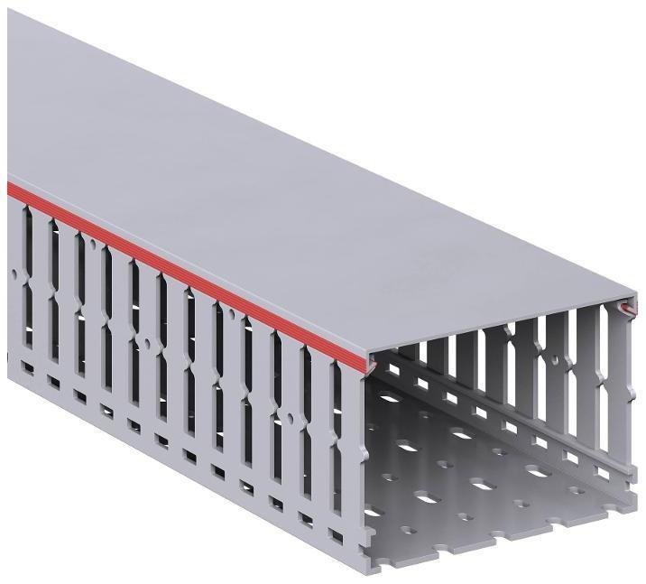 DKC 00159RL Короб перфорированный, серый RL12 120x80 [в упаковке 12, цена за 1 м]