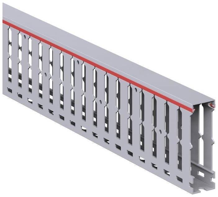 DKC 00146RL Короб перфорированный, серый RL12 25x80 [в упаковке 48, цена за 1 м]