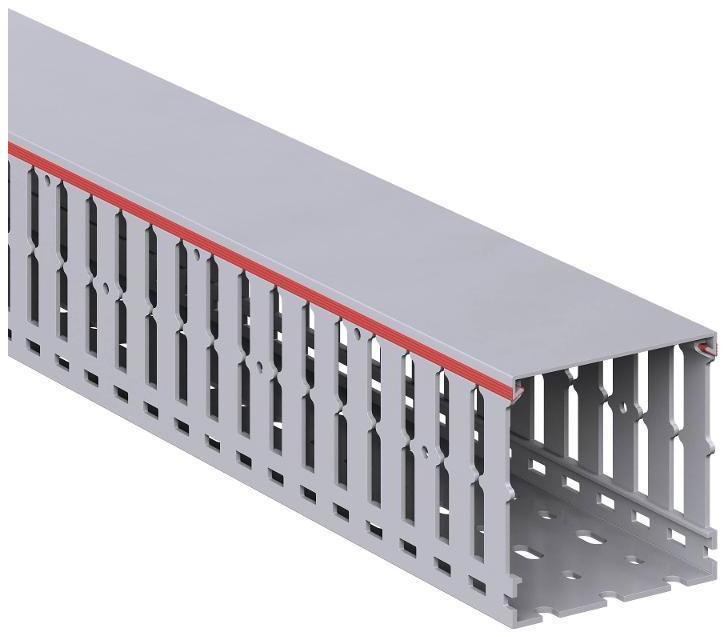 DKC 00152RL Короб перфорированный, серый RL12 80x80 [в упаковке 24, цена за 1 м]