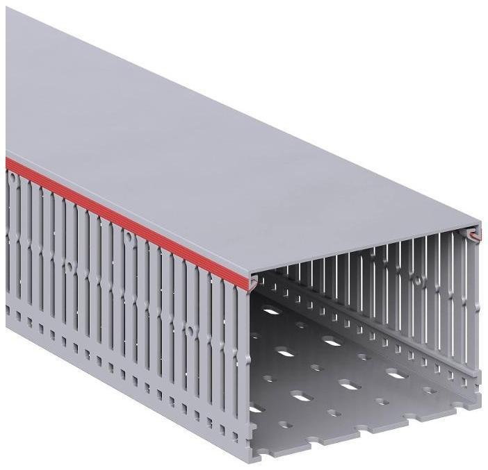 DKC 01131RL Короб перфорированный, серый RL6 120x80 [в упаковке 2, цена за 1 м]