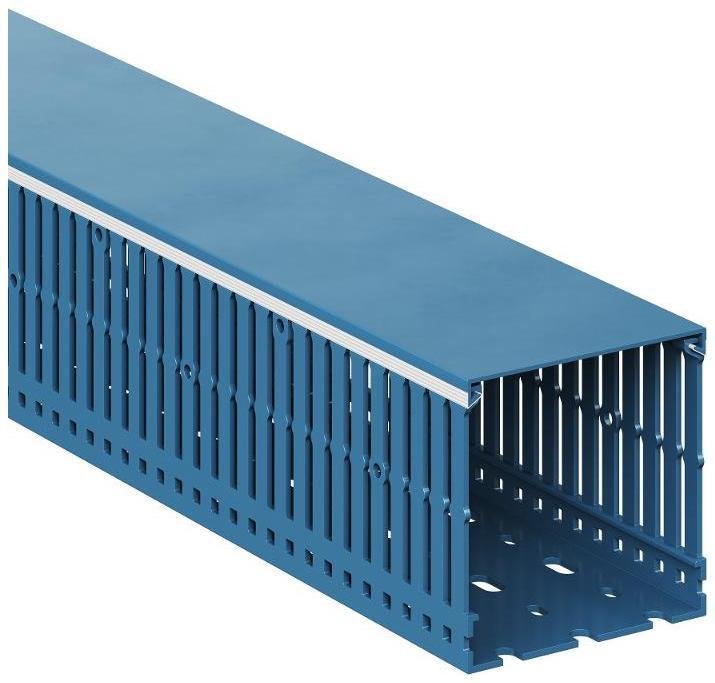 DKC 01268RL Короб перфорированный, синий RL6 80x80 [в упаковке 24, цена за 1 м]