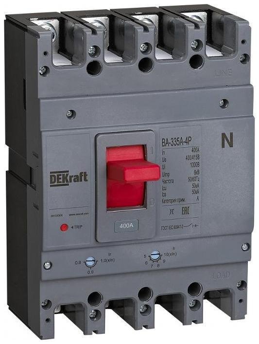 DEKraft 28131DEK Силовой авт. выкл. 4P 250A 50кА ВА-335А