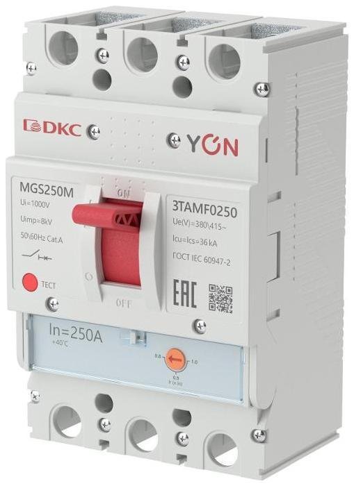 DKC MGS250N-3TAMF0250 Авт. выкл. YON MGS250 3P 200-250A 36kA