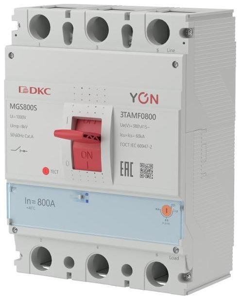 DKC MGS800S-3TAMF0800 Авт. выкл. YON MGS800 3P 640-800A 60kA