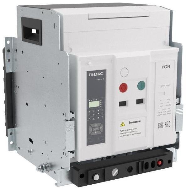 DKC ANX12HN3DH522200K Воздушный авт. выкл. YON pro ANX12H 3P 1250 А 85 кА, типоразмер N, расцепитель ETA, выкат., гор./верт. подк., упр. 220 В AC
