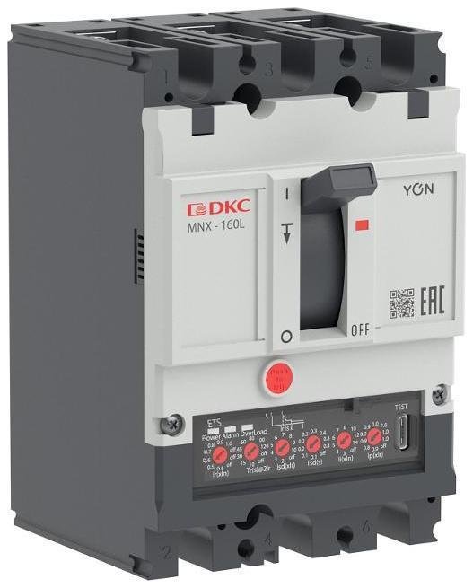 DKC MNX160L3PETS0160 Авт. выкл. YON pro MNX160L 3P 160A 70kA при AC415V расц. ETS