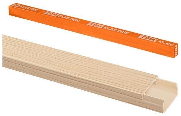 TDM electric SQ0402-4304 Кабель-канал 20х10 (9 шт по 1 м) "ЭКО" 3D сосна (розн.упак.)