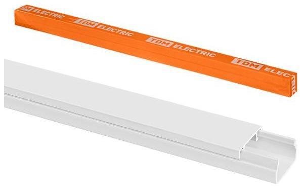 TDM electric SQ0402-4802 Кабель-канал 15х10 (12 шт по 1 м) белый (розн.упак.)