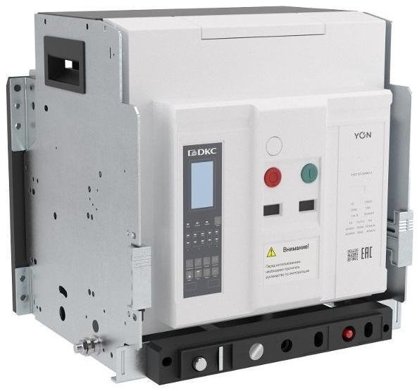 DKC ANX40XM3DH722200K Воздушный автоматический выключатель YON pro ANX40X 3P 4000 А 100 кА, расцепитель ETH, выкатной, горизонтальное подключение, управление 220 В AC
