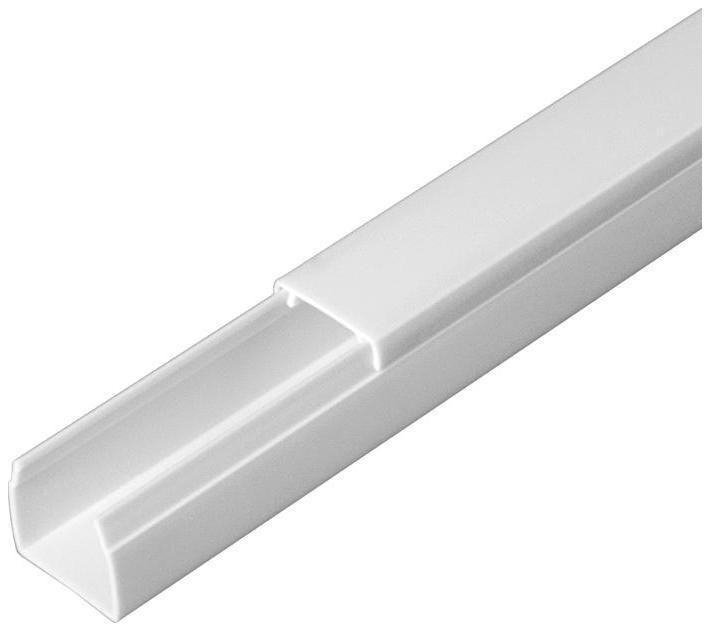 Промрукав PR03.0048 Кабель-канал белый 16х16 (84 м/уп) 2-й замок в п/э [в упаковке 84, цена за 1 м]