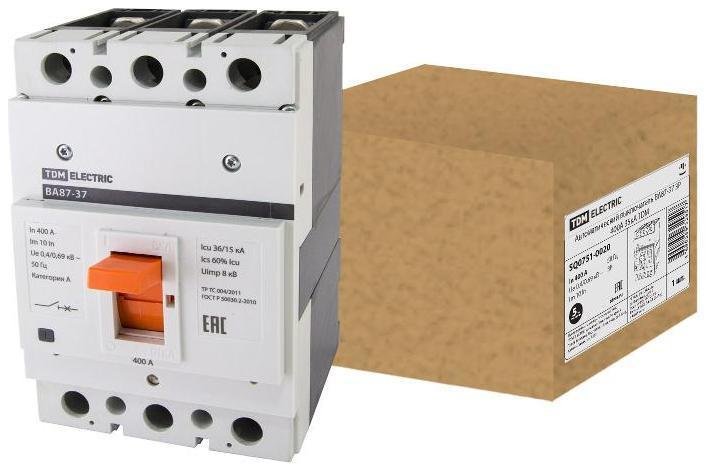 TDM electric SQ0751-0020 Автоматический выключатель ВА87-37 3Р 400А 35кА