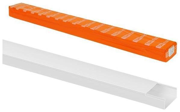 TDM electric SQ0402-1140 Кабель-канал 100х40 (2 м = 1 шт) белый [в упаковке 12, цена за 1 шт]