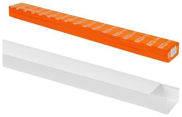 TDM electric SQ0402-1013 Кабель-канал 80х60 (2 м = 1 шт) белый [в упаковке 8, цена за 1 шт]