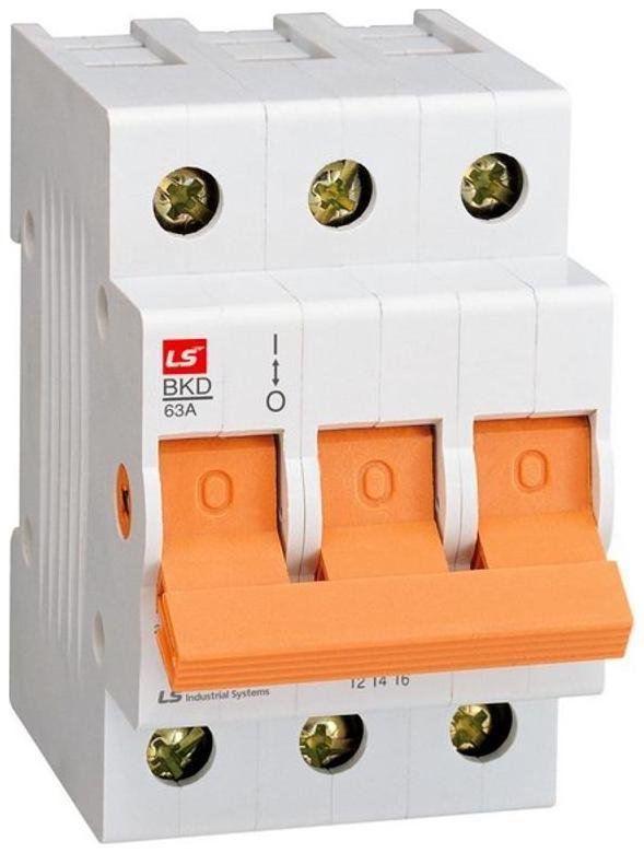 LSIS 061301898B Выключатель разъединитель BKD 3P 63A