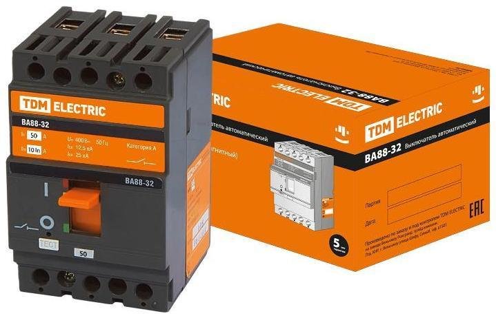 TDM electric SQ0707-0005 Авт. выкл. ВА88-32 3Р 50А 25кА
