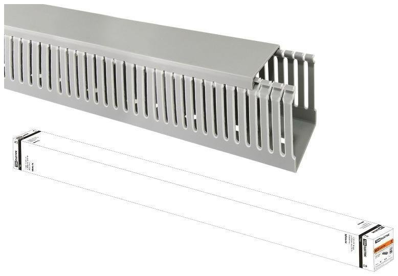TDM electric SQ0410-0004 Кабель-канал перфорированный 40х60 (24 м) [в упаковке 24, цена за 1 м]
