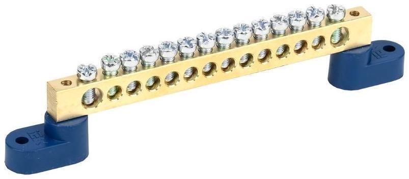 IEK YNN10-812-14C2-K07 Шина N ноль на 2угловых изоляторах ШНИ-8х12-14-У2-С [в упаковке 10, цена за 1 шт]