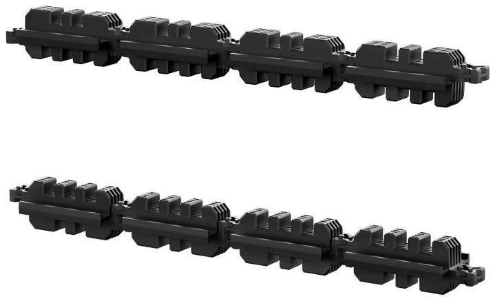 DKC R5BBMS12054P Комплект изоляторов главной шинной системы 1-2 шины на полюс, толщиной 5мм, 4Р