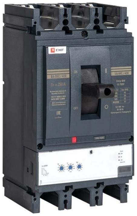 EKF mccb99C-400-250 Выключатель автоматический ВА-99C 400/250А 3P 45кА PROxima