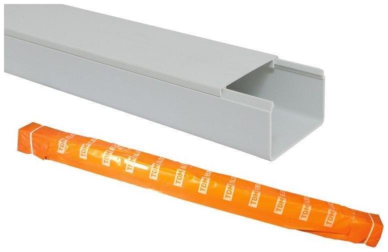TDM electric SQ0402-0009 Кабель-канал 40х25 белый (50 м) [в упаковке 2, цена за 1 м]